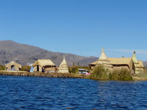 Uros Straw Islands Lake Titicaca Puno