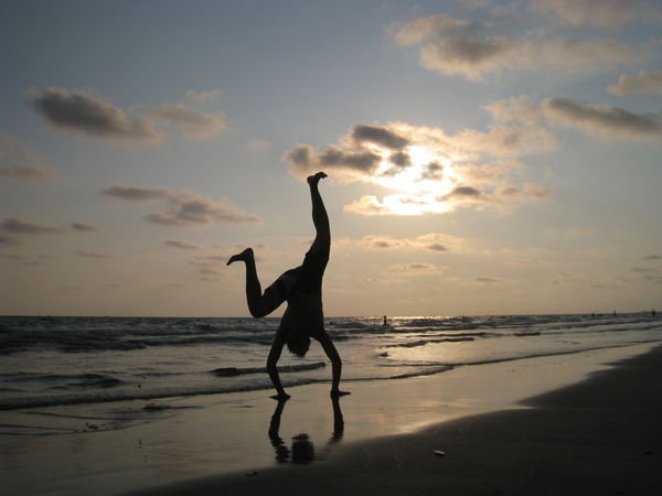 Sunset Hand Stands
