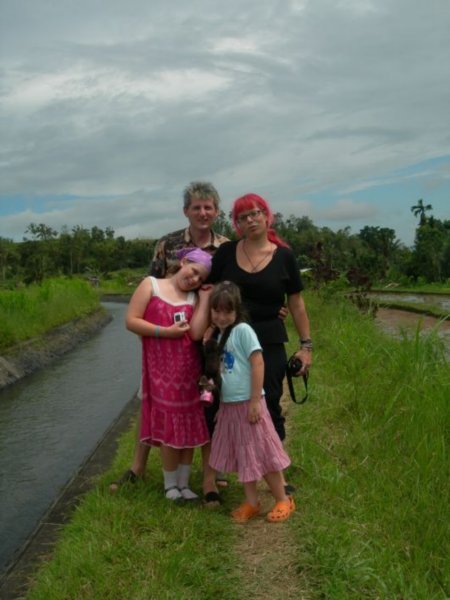Us at the Rice fields