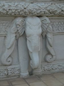 Elephants on Stupa