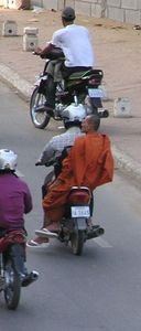 Monk on a Moped!