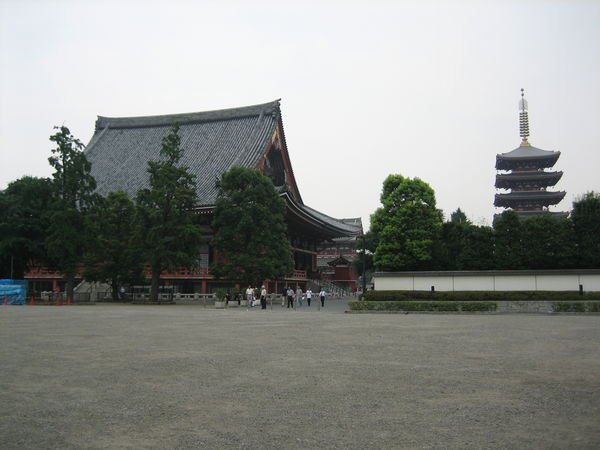 Asakusa temple near hostel