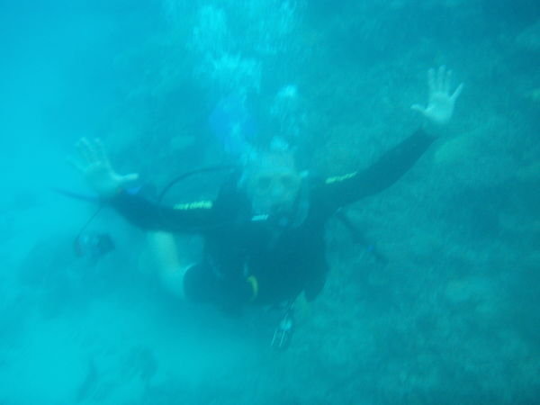 Me skydiving underwater
