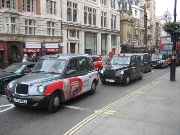Cabs everywhere