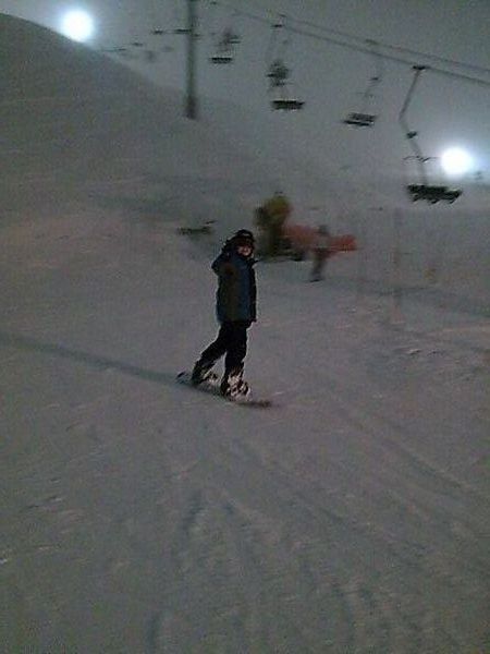 Night skiing at coronet peak