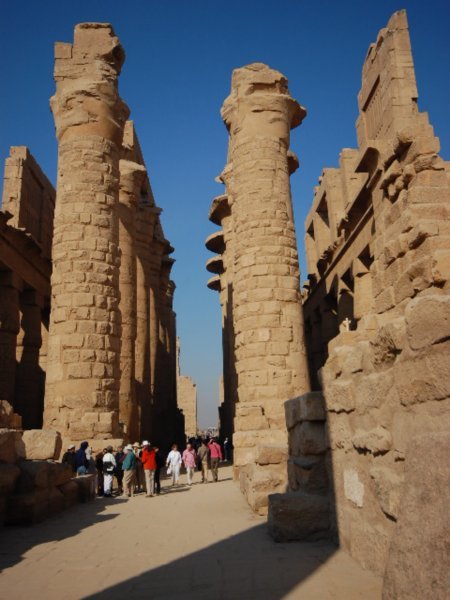 Pillars at Karnak Temple
