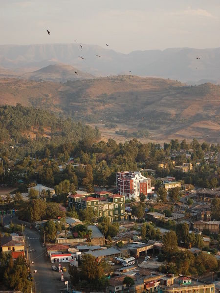 Gondar at Sunset