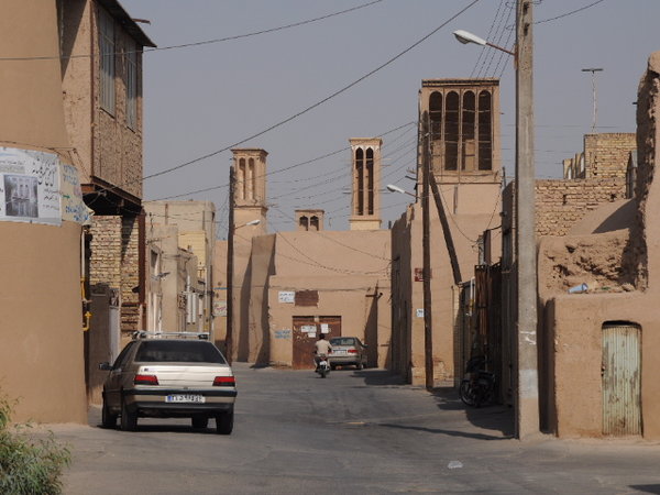 Old City street scene, Yazd