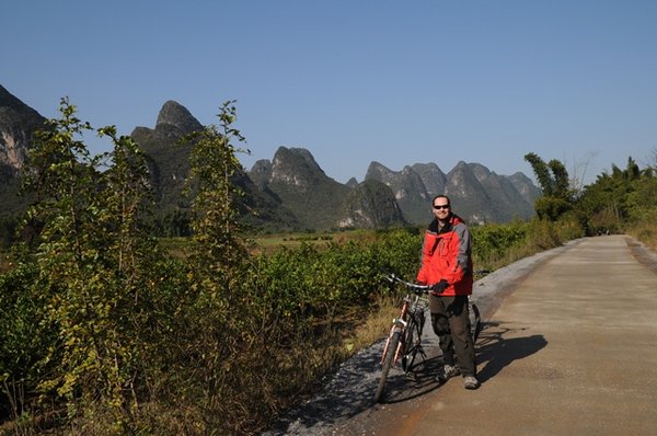 Bike ride near Yangshuo