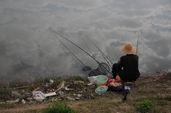 Fishing in the clouds