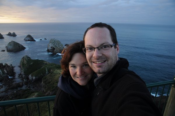 Nugget point sunset
