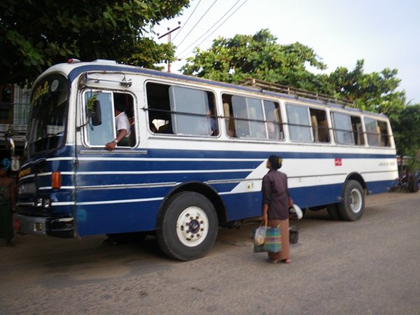 Our bus to Bagan