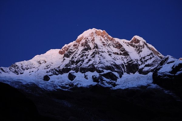 Annapurna South at dawn