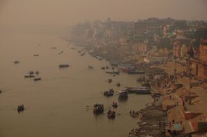 Early morning along the Ganga