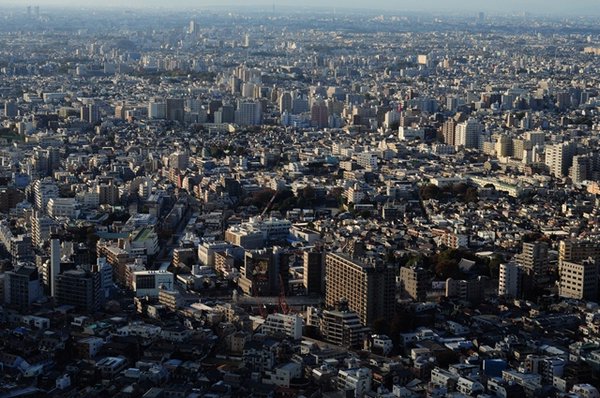 Tokyo's urban sprawl