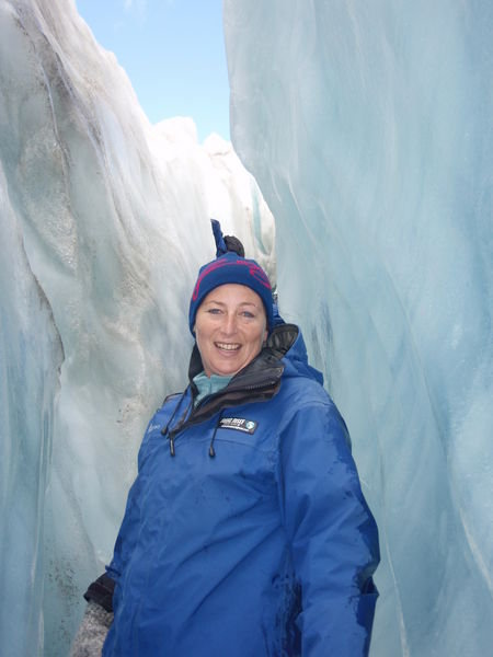 climbing Franz Josef Glacier