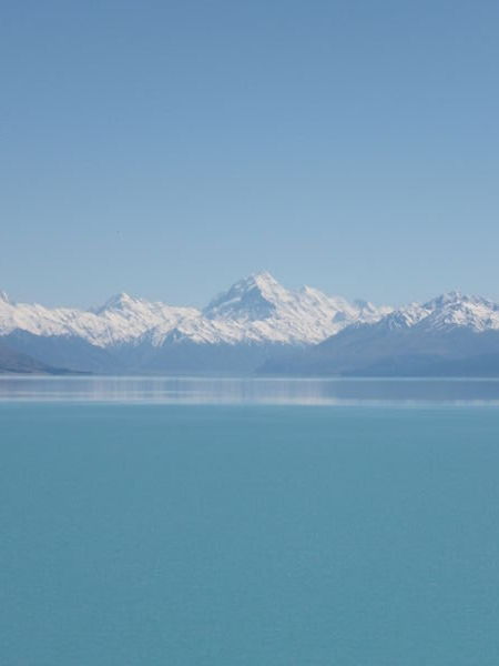 Mount Cook over Lake Pukaki
