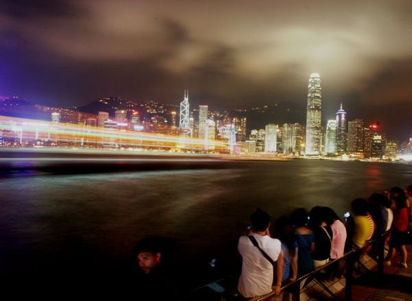 Hong kong by night
