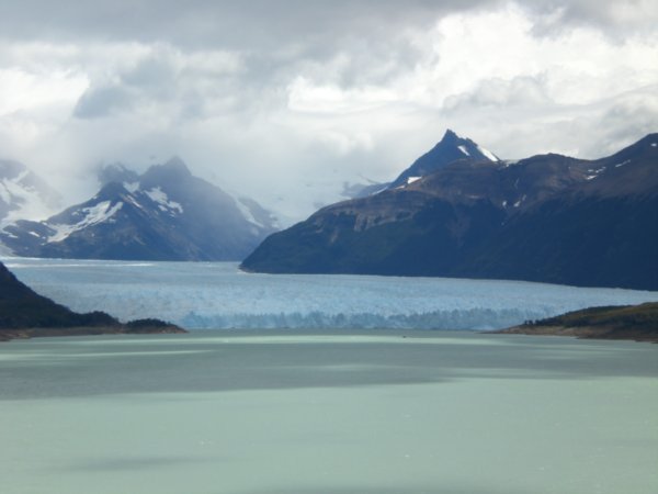 Vista del glaciar