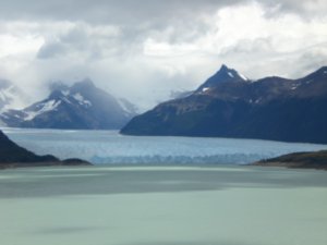 Vista del glaciar