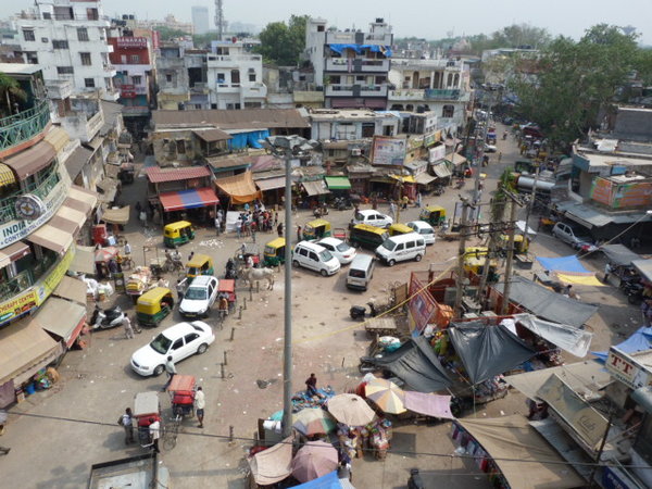 Mercado en Delhi