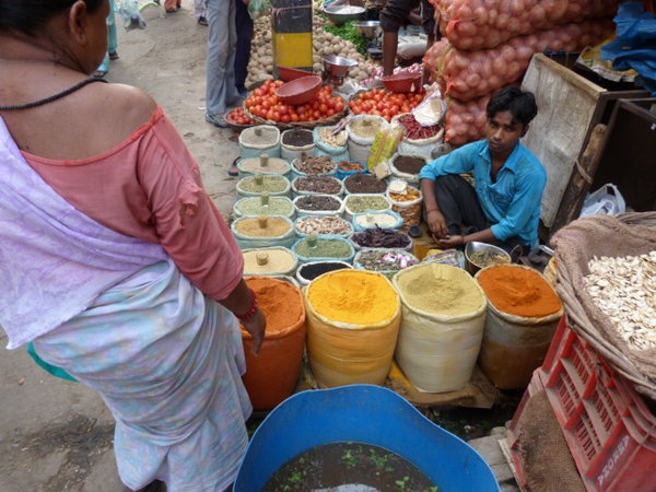 Mercado en Delhi