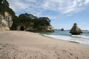 Cathedral Cove and Mares Leg Beach