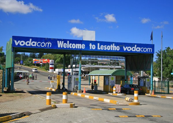 Entry to Lesotho - sponsored by VodaCom