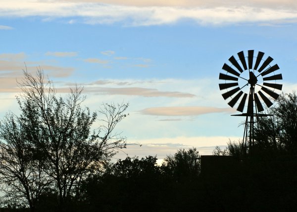 Windmill in the camp