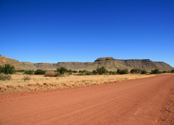 Desert - but it's the main road!