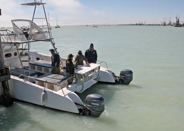 Walvis Bay: Our Boat