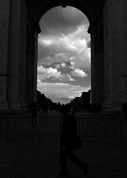 View through L'Arc