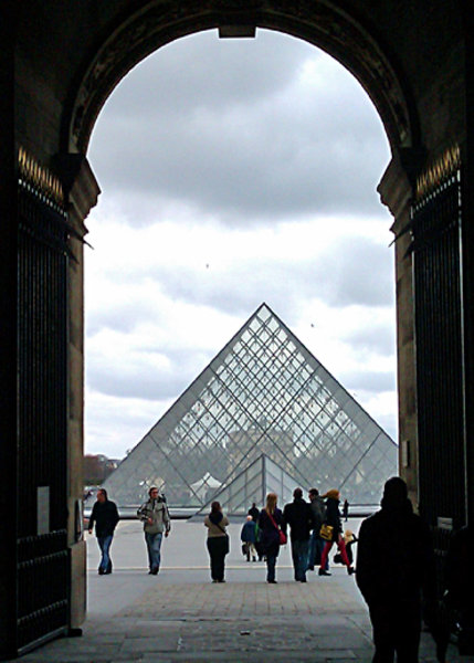 Pei's Pyramid at the Louvre