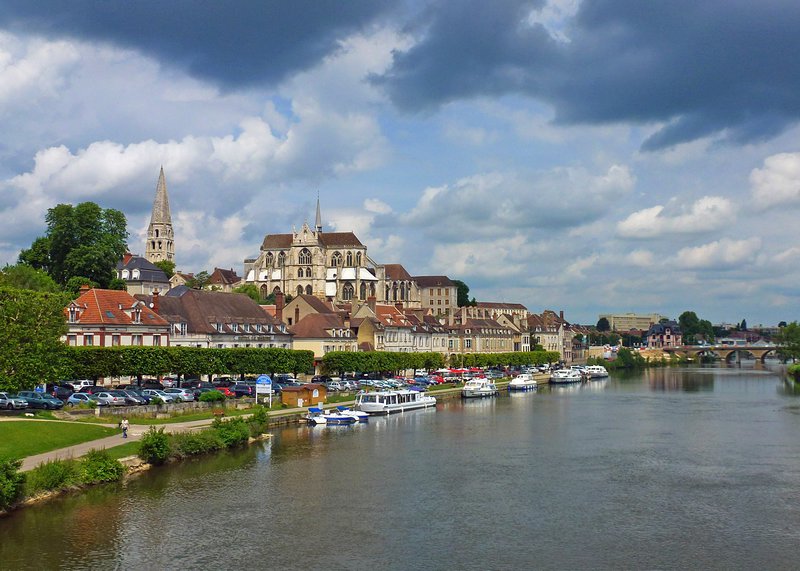 Auxerre from the River Yonne