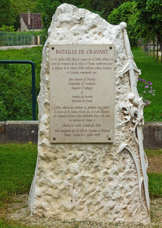 Memorial to the Battle of Cravant