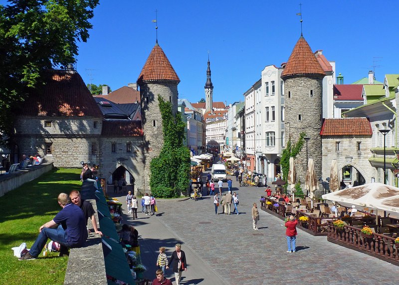 Viru Gate into Tallinn