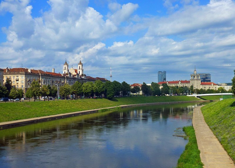 New Vilnius and the River Neris