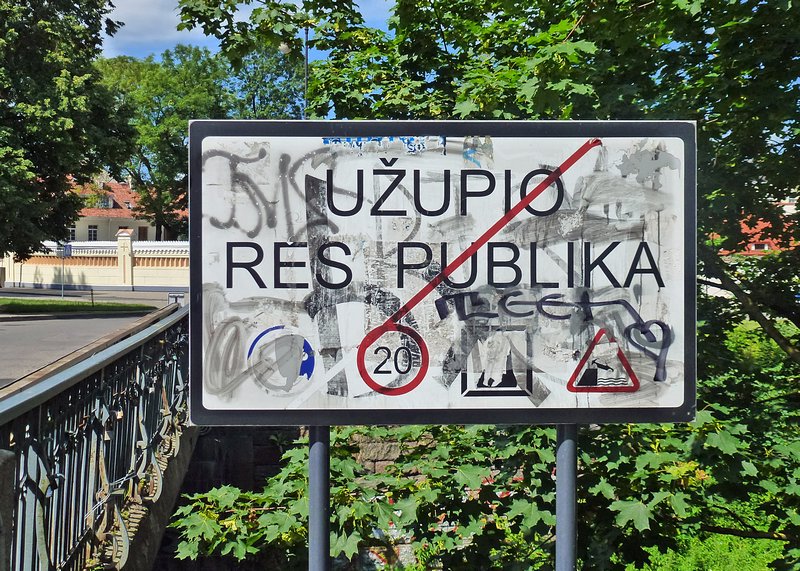 You are Leaving the Republic of Užupis