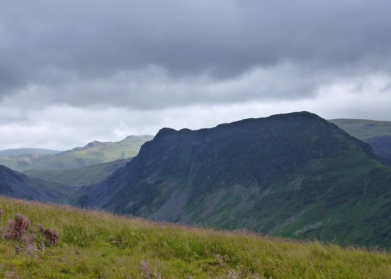 Fleetwith Pike with the Honister Mine visible on the left