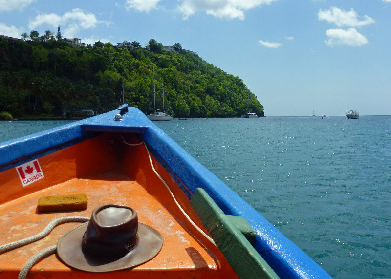 Sailing Marigot Bay