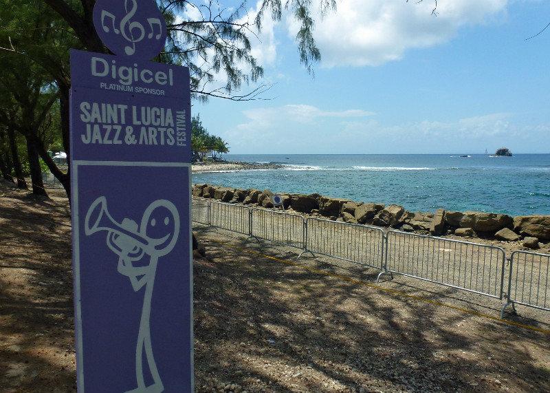 What a setting - the St. Lucia Jazz Festival