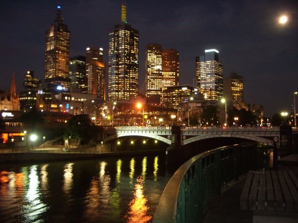 Melbourne Skyline at night