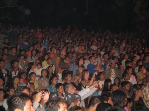 Crowd at the festival