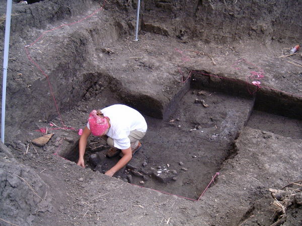 Test pit excavation