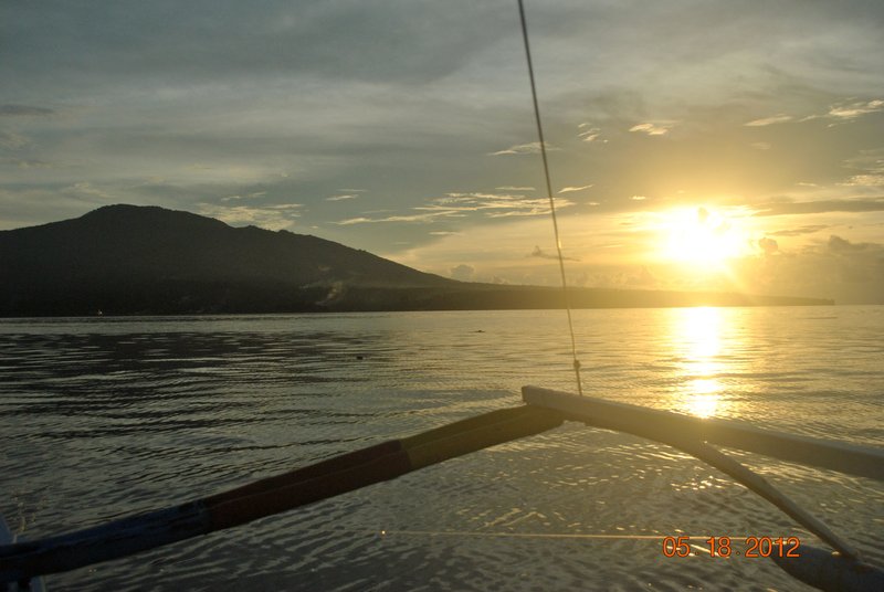 Sundown in Balut Island