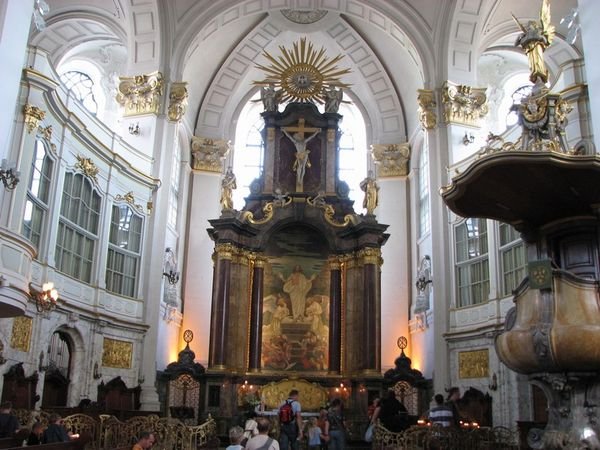 Inside the St. Michaeliskirche