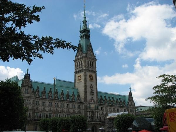 The Hamburg town hall