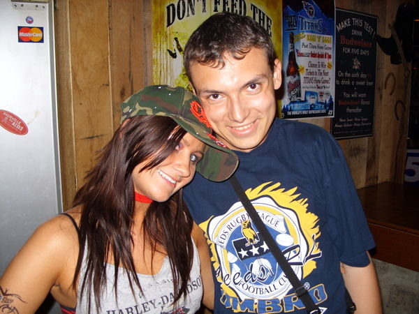Me with Coyate Ugly Barmaid