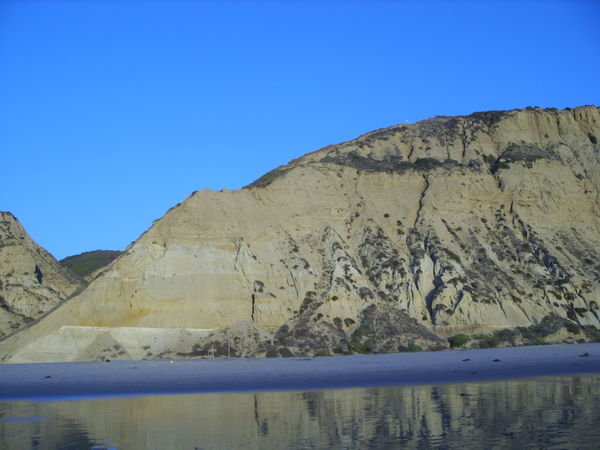 Shot of the cliffs