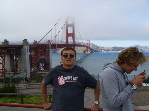 Me at the Golden Gate Bridge